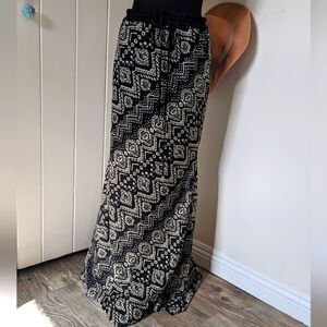 SW3 Bespoke Printed Maxi Skirt S Witchy Romantic Boho Whimsigoth Lagenlook